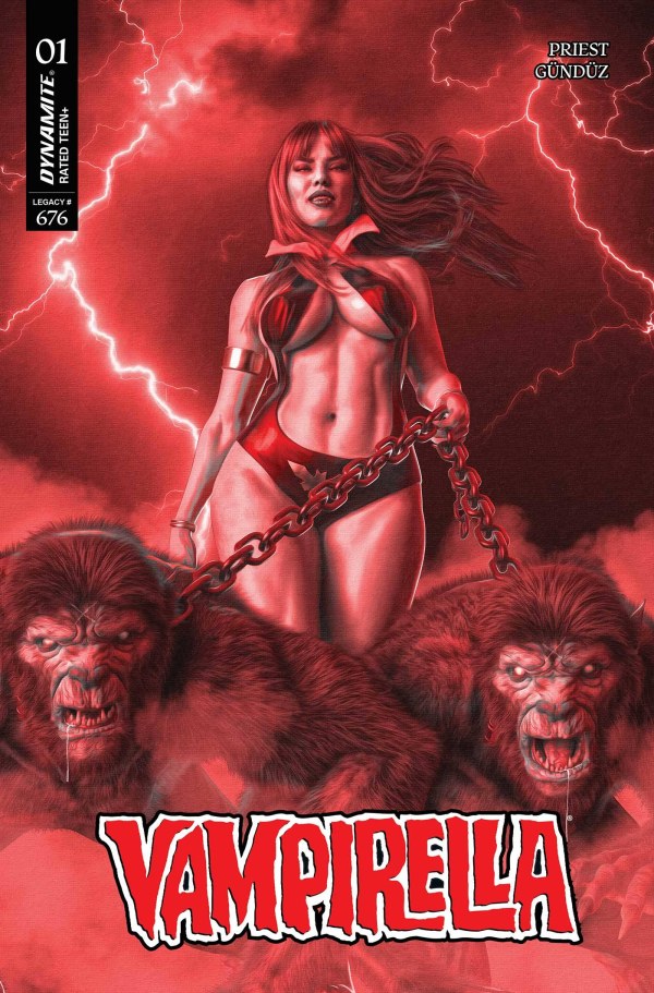 Vampirella #1 Cover ZF 1:10 Mark Spears Red Variant