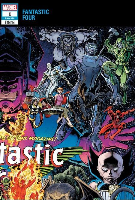 Fantastic Four #1 Arthur Adams Connecting Wraparound Variant (2018)