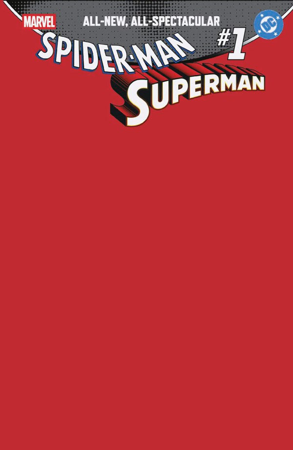 Marvel / DC: Spider-Man / Superman #1 Blank Variant