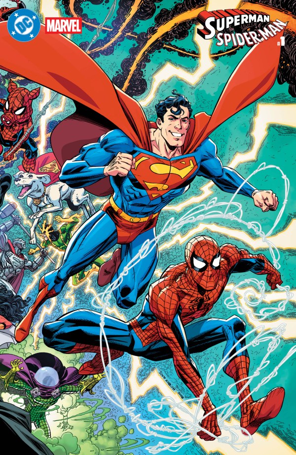 DC / Marvel: Superman / Spider-Man #1 Cover O Scott Koblish Wraparound Variant