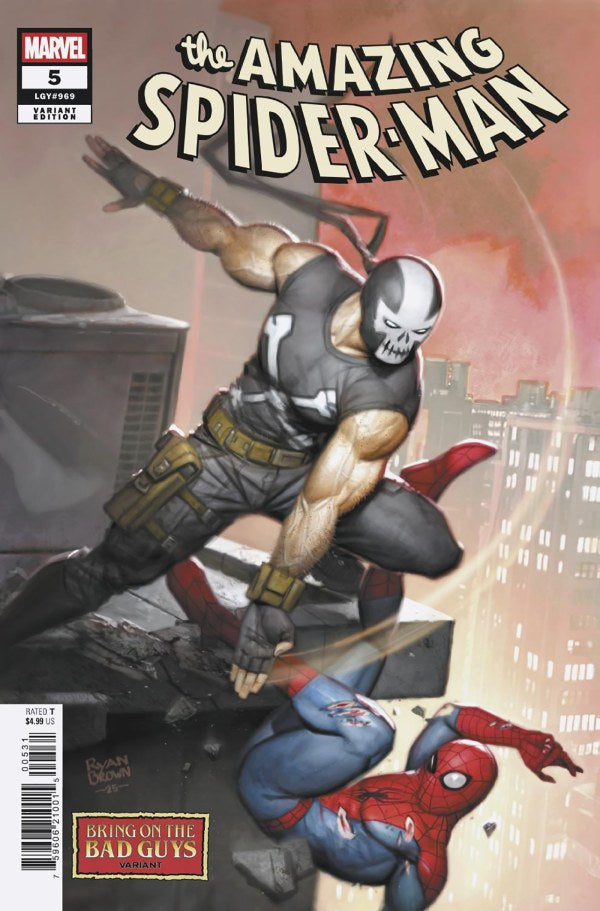 The Amazing Spider-Man #5 Ryan Brown Bring on the Bad Guys Variant