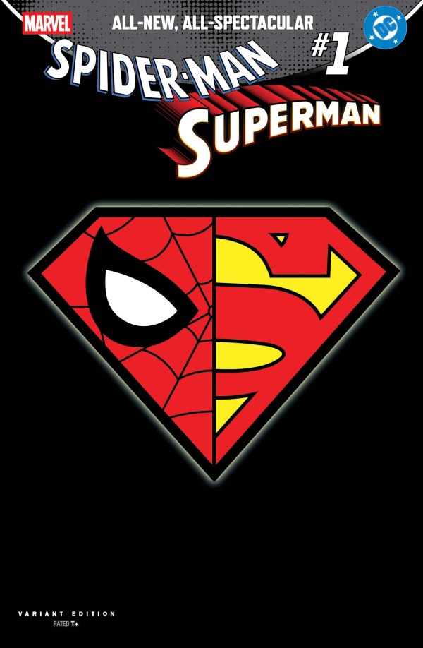 Marvel / DC: Spider-Man / Superman #1 Logo Mashup Variant