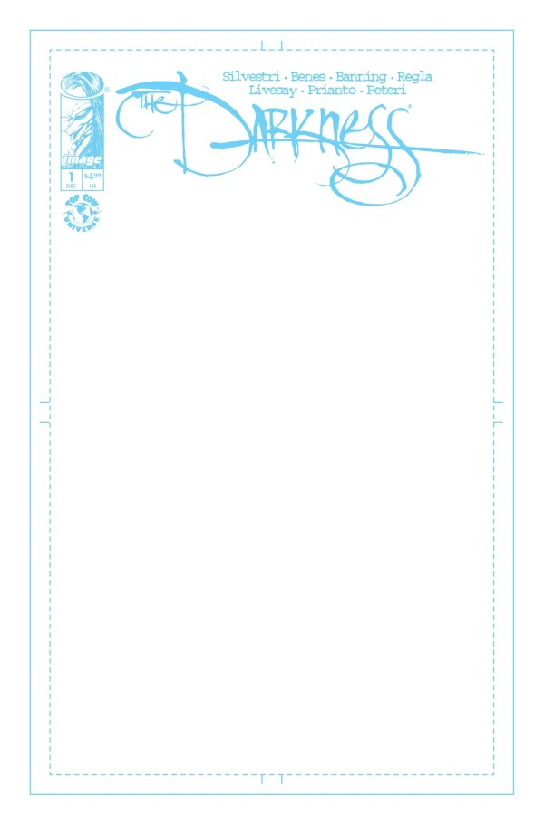 The Darkness #1 Cover D Blank Variant