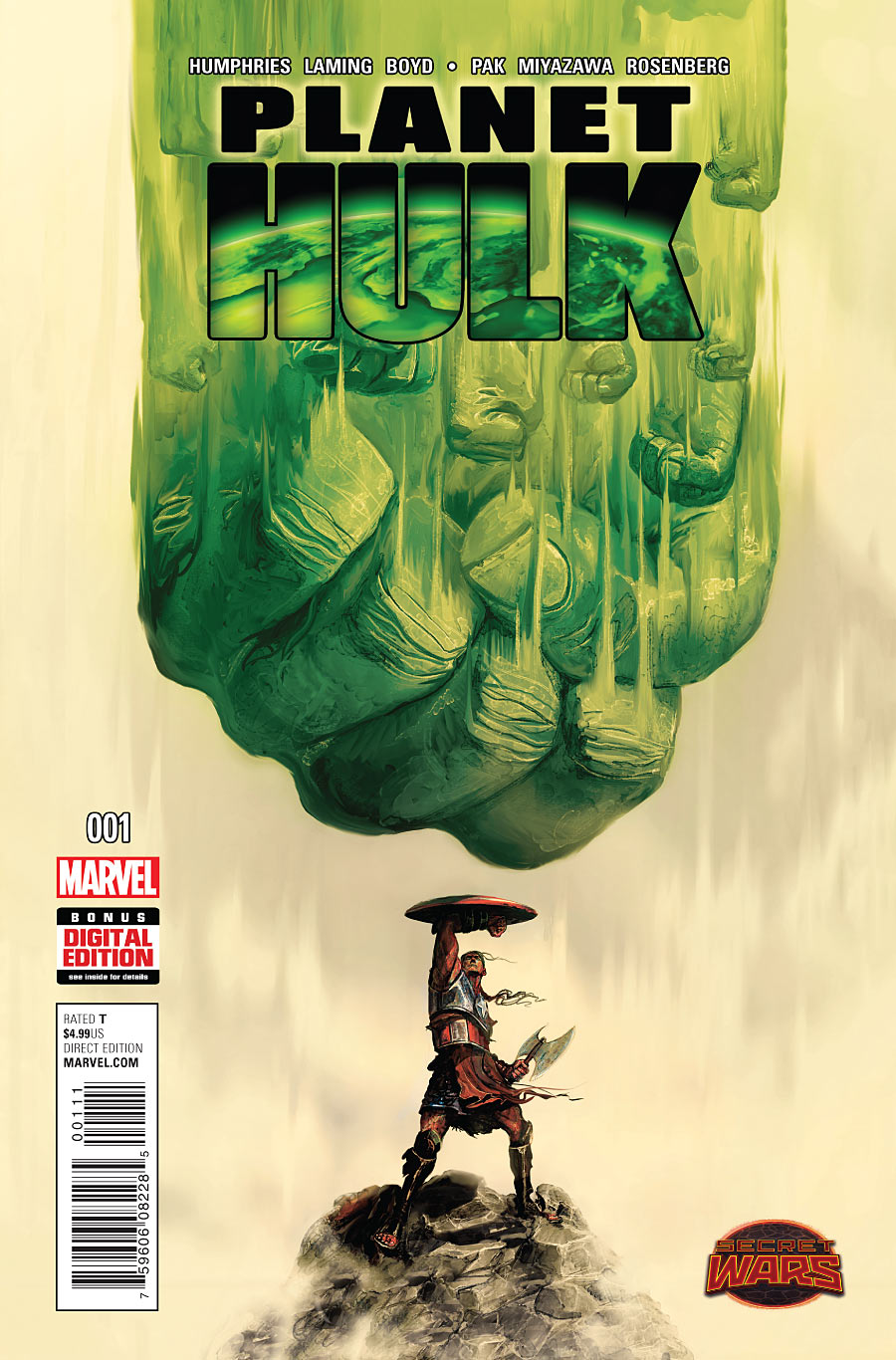 Planet Hulk (2015) Set #1-5