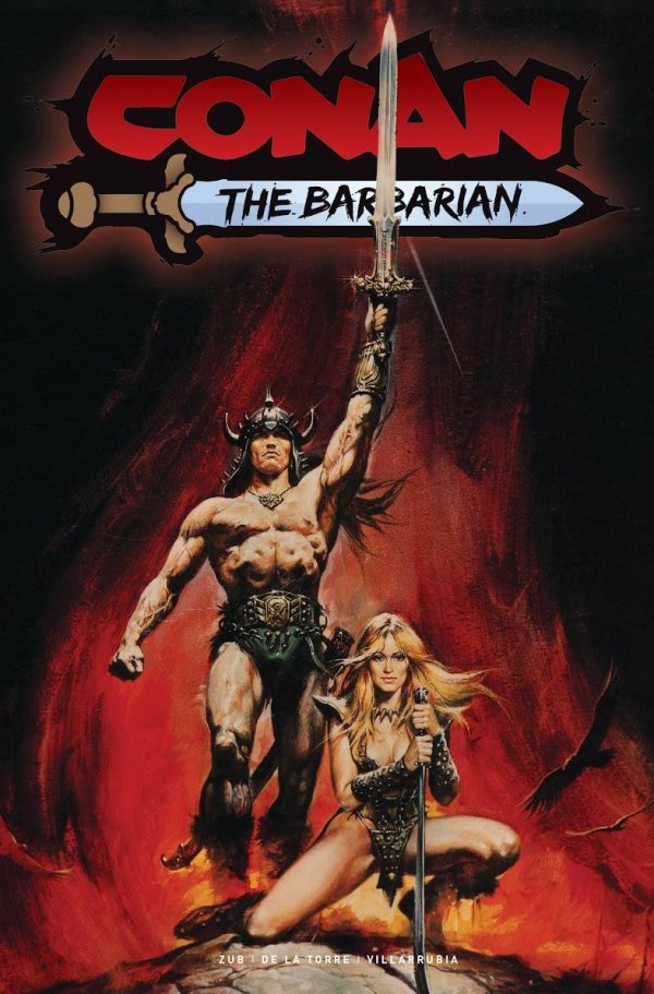 Conan the Barbarian #1 2nd Printing Schwarzenegger Movie Novel Replica