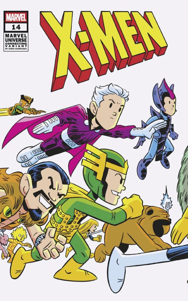 X-Men #14 Chris Giarrusso Marvel Universe Wraparound Connecting Variant