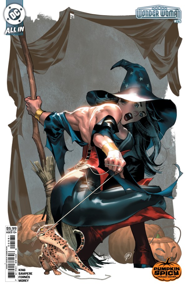 Wonder Woman #25 Cover E Yasmine Putri Pumpkin Spicy Variant