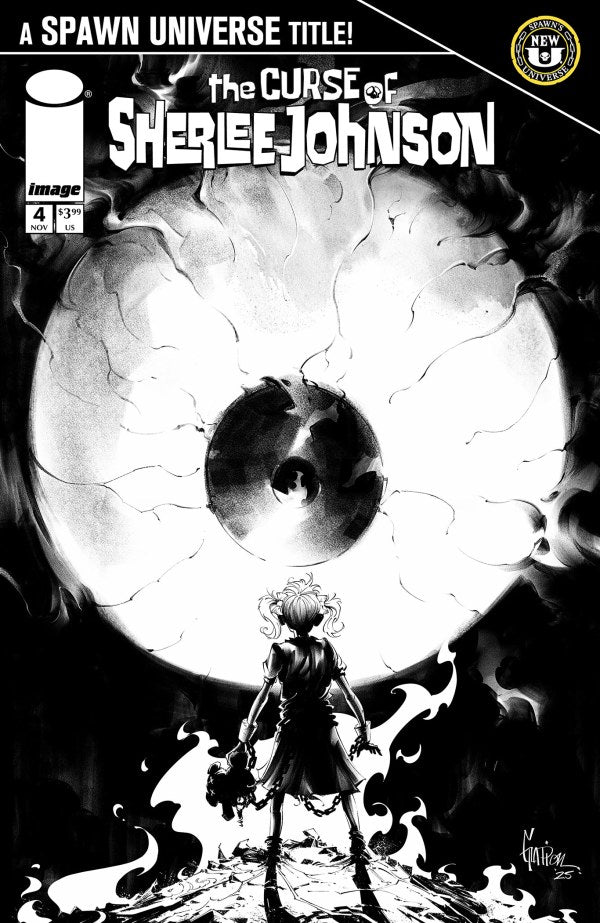 The Curse of Sherlee Johnson #4 Cover C Jonathan Glapion Black & White Variant