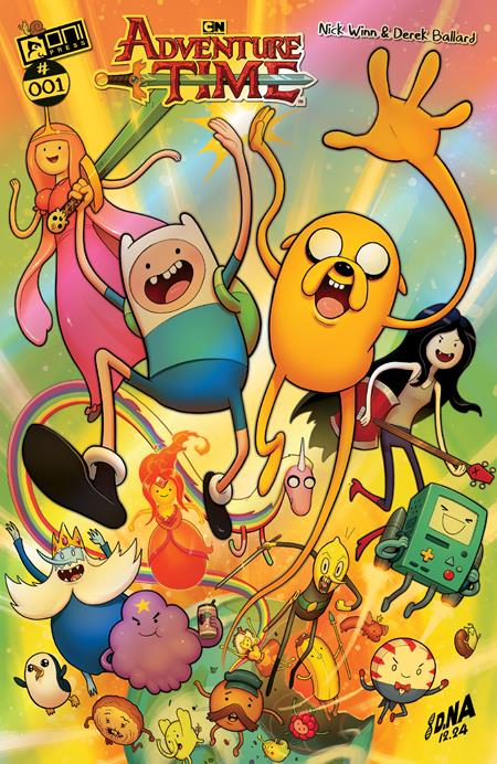 Adventure Time #1 Cover G David Nakayama Gold Foil Variant