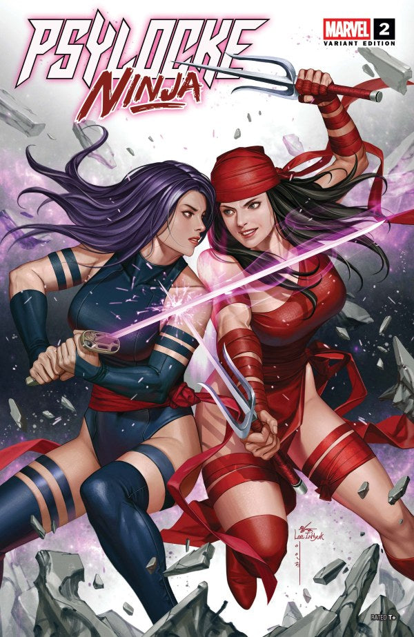 Psylocke: Ninja #2 InHyuk Lee Versus Elektra Variant
