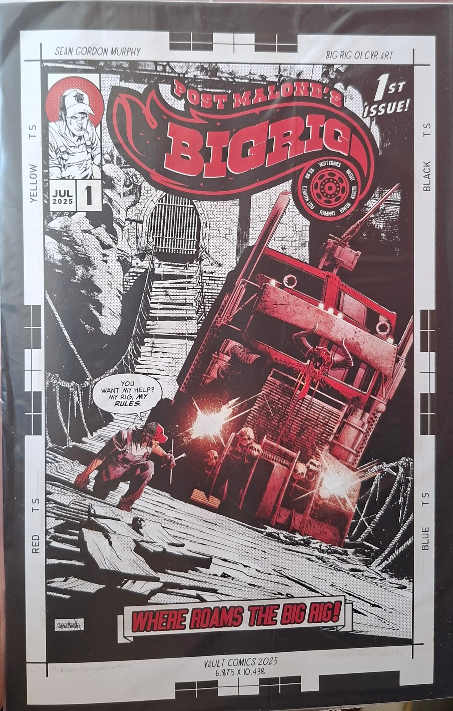 BIG RIG #1 * 2025 Vault & Post Malone * Sean Gordon Murphy • Fine Lines Variant