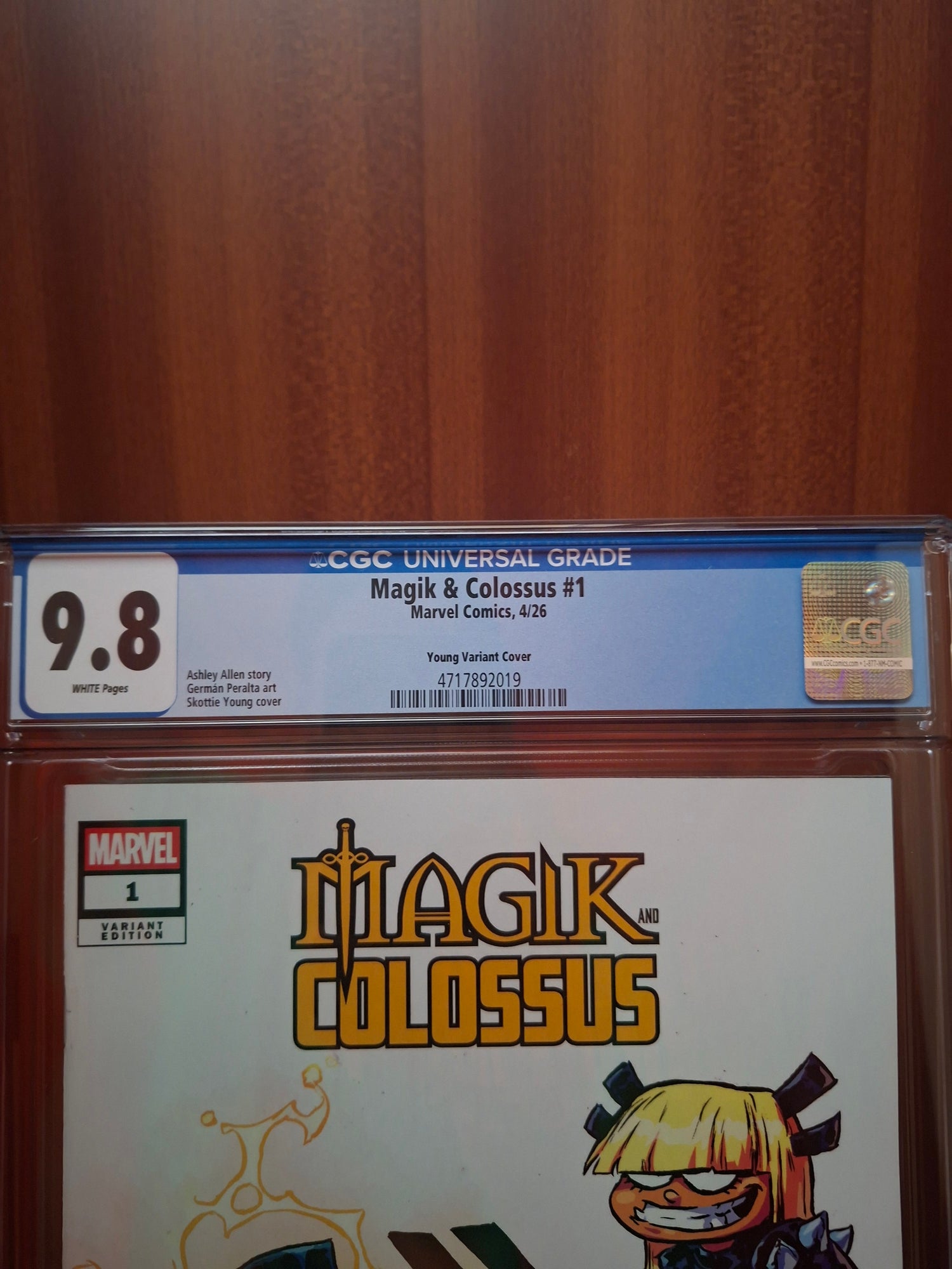 MAGIK AND COLOSSUS #1 SKOTTIE YOUNG VARIANT CGC GRADED 9.8