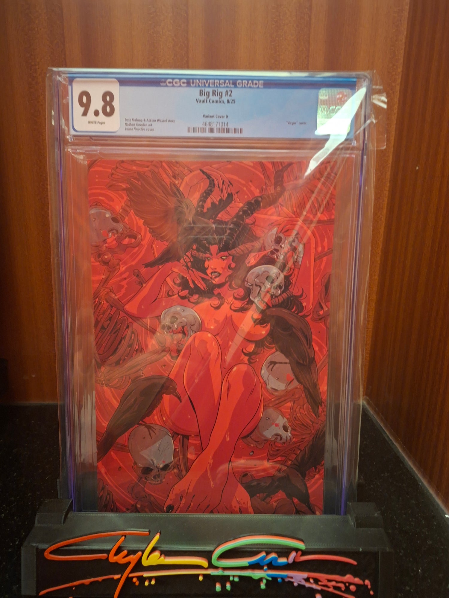 Post Malone's Big Rig #2 CGC 9.8 Bundle Box Luana Vecchio Virgin Cover Sealed Polybag