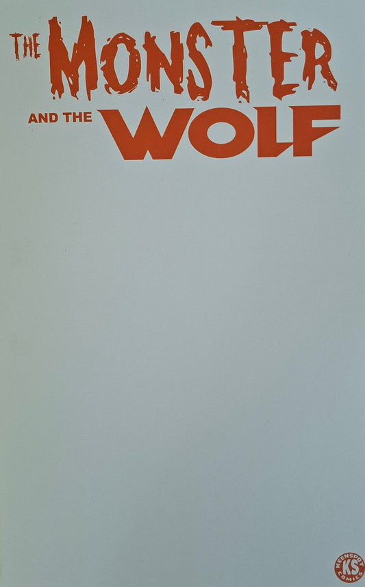 Mark Spears Monsters: The Monster and the Wolf #1 Mark Spears A76 Blank Sketch Variant