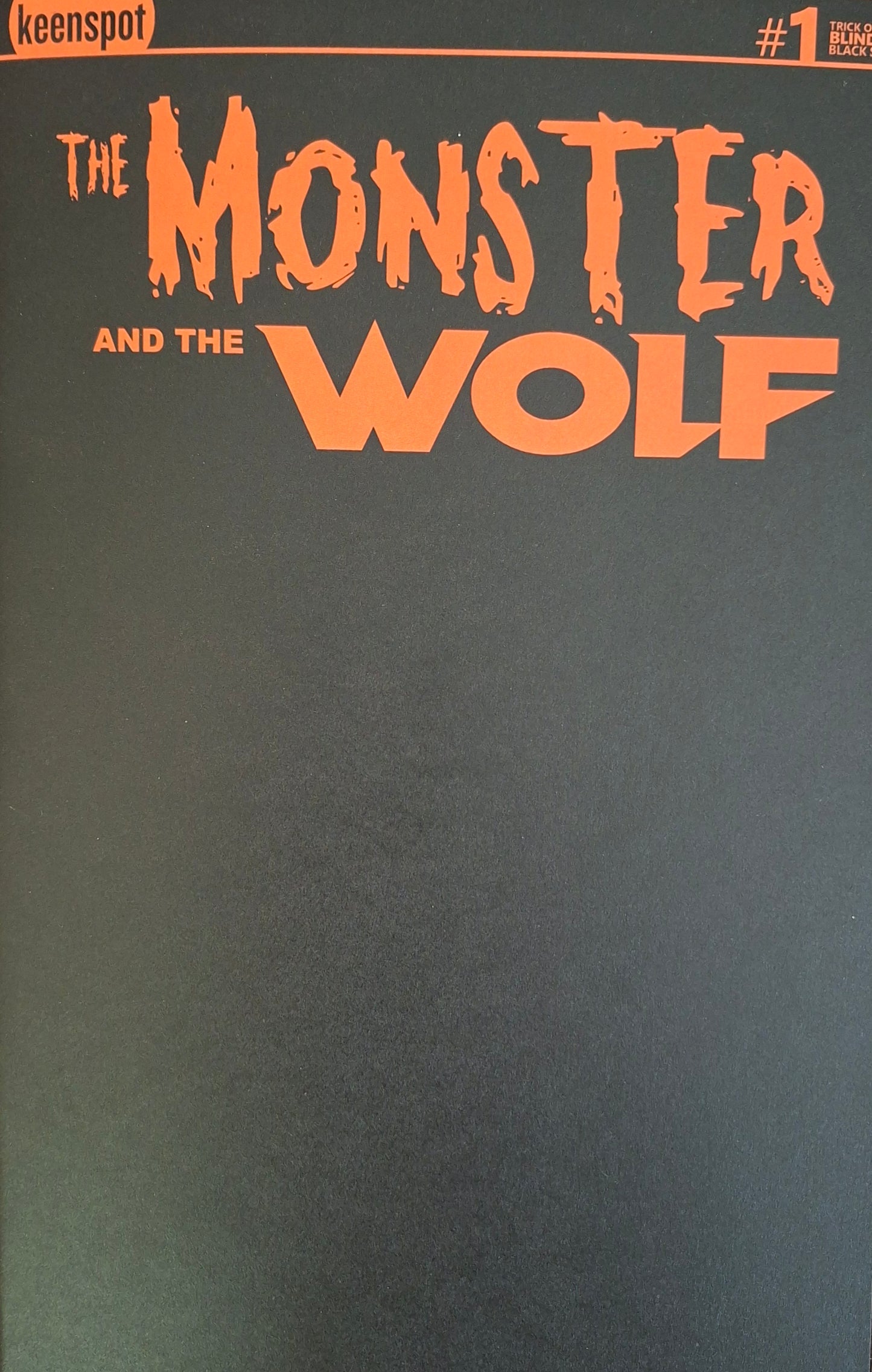 Mark Spears Monsters: The Monster and the Wolf #1 Mark Spears A77 Blank Sketch Variant