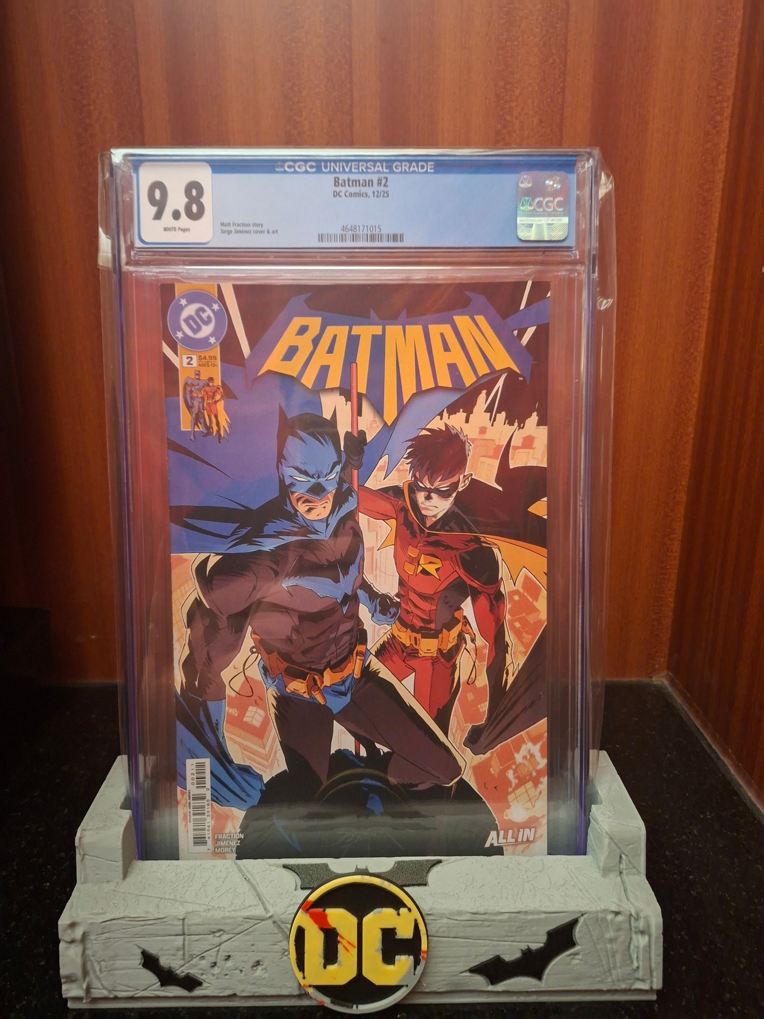 Batman #2 CGC 9.8 Main Cover