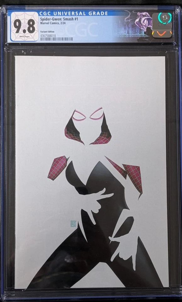 Spider-Gwen: Smash #1 John Tyler Christopher Cover Series 9.8