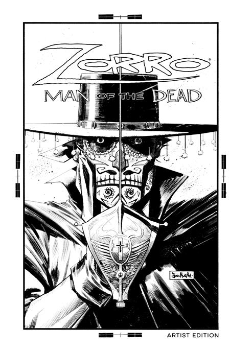 ZORRO MAN OF THE DEAD HC VOL 01 ARTIST EDITION B&W