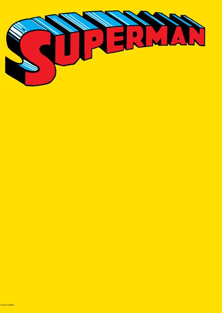 SUPERMAN #1 FACSIMILE EDITION CVR C BLANK VARIANT