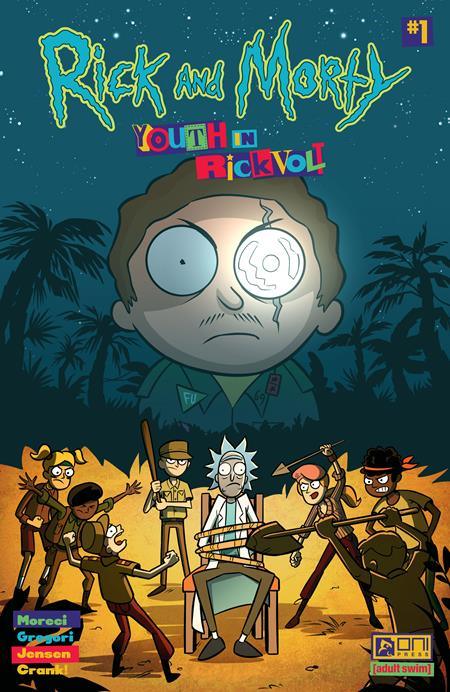 RICK AND MORTY YOUTH IN RICKVOLT #1 CVR B SARAH BURRIN