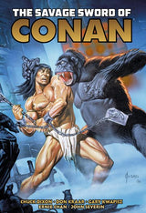 SAVAGE SWORD OF CONAN THE ORIGINAL COMICS OMNIBUS HC VOL 10 DIRECT MARKET EDITION JOE JUSKO KONG CVR