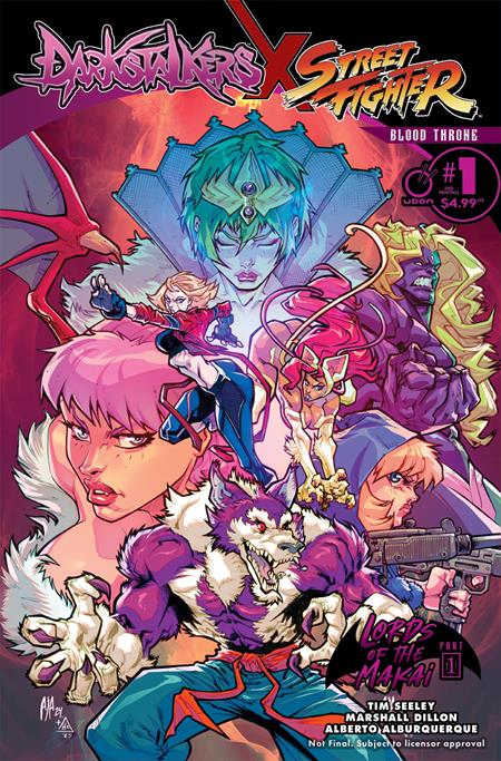 Darkstalkers X Street Fighter: Blood Throne #1 2nd Printing