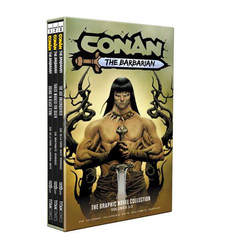 CONAN THE BARBARIAN TP VOL 01-03 SLIPCASE SET DIRECT MARKET EDITION JAE LEE