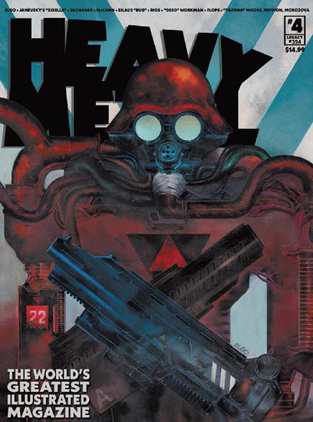 HEAVY METAL MAGAZINE #4 CVR B ELGO VARIANT