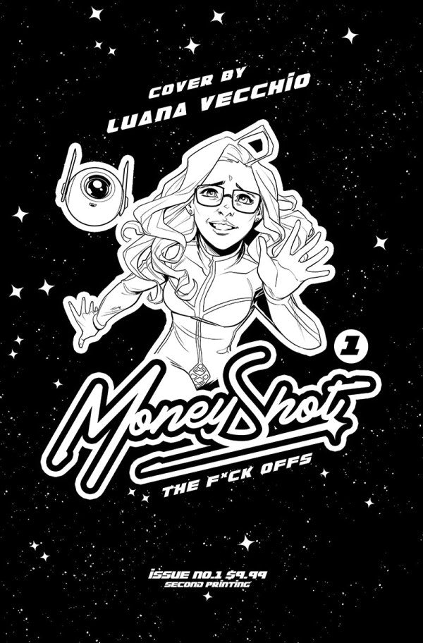 Money Shot: The F*ck Offs #1 2nd Printing Luana Vecchio NSFW Black Bag