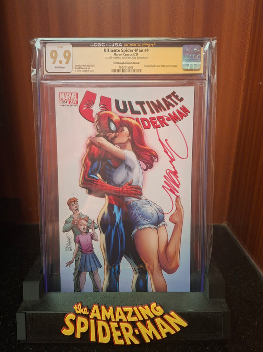 Ultimate Spider-Man #4 CGC 9.9 J. Scott Campbell 'Kissing, Ewww' Variant