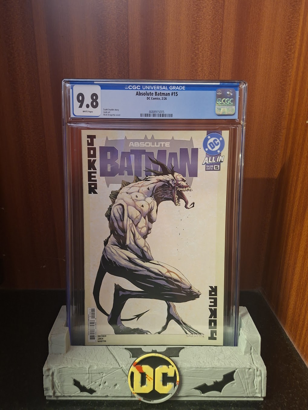 Absolute Batman #15 Joker A Cover CGC 9.8