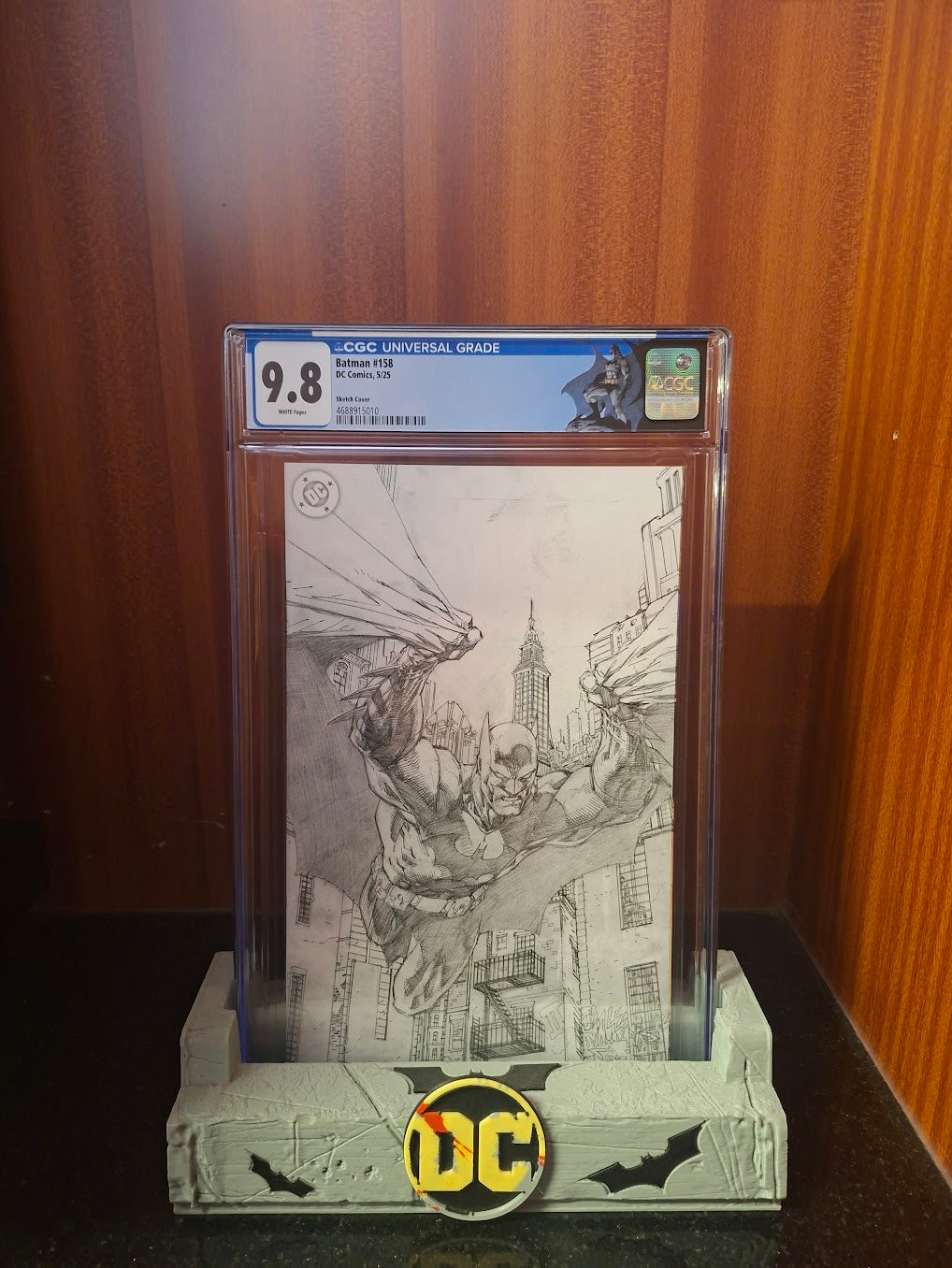 Batman #158 Hush 2 1:250 CGC 9.8 Jim Lee Sketch virgin Variant