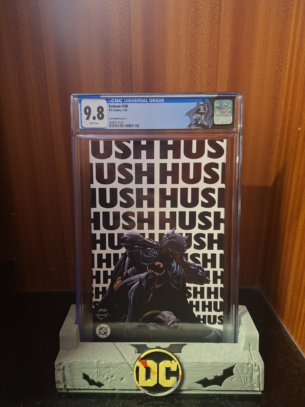 Batman #160 Jim Lee A Cover Hush CGC 9.8 Custom Batman Label