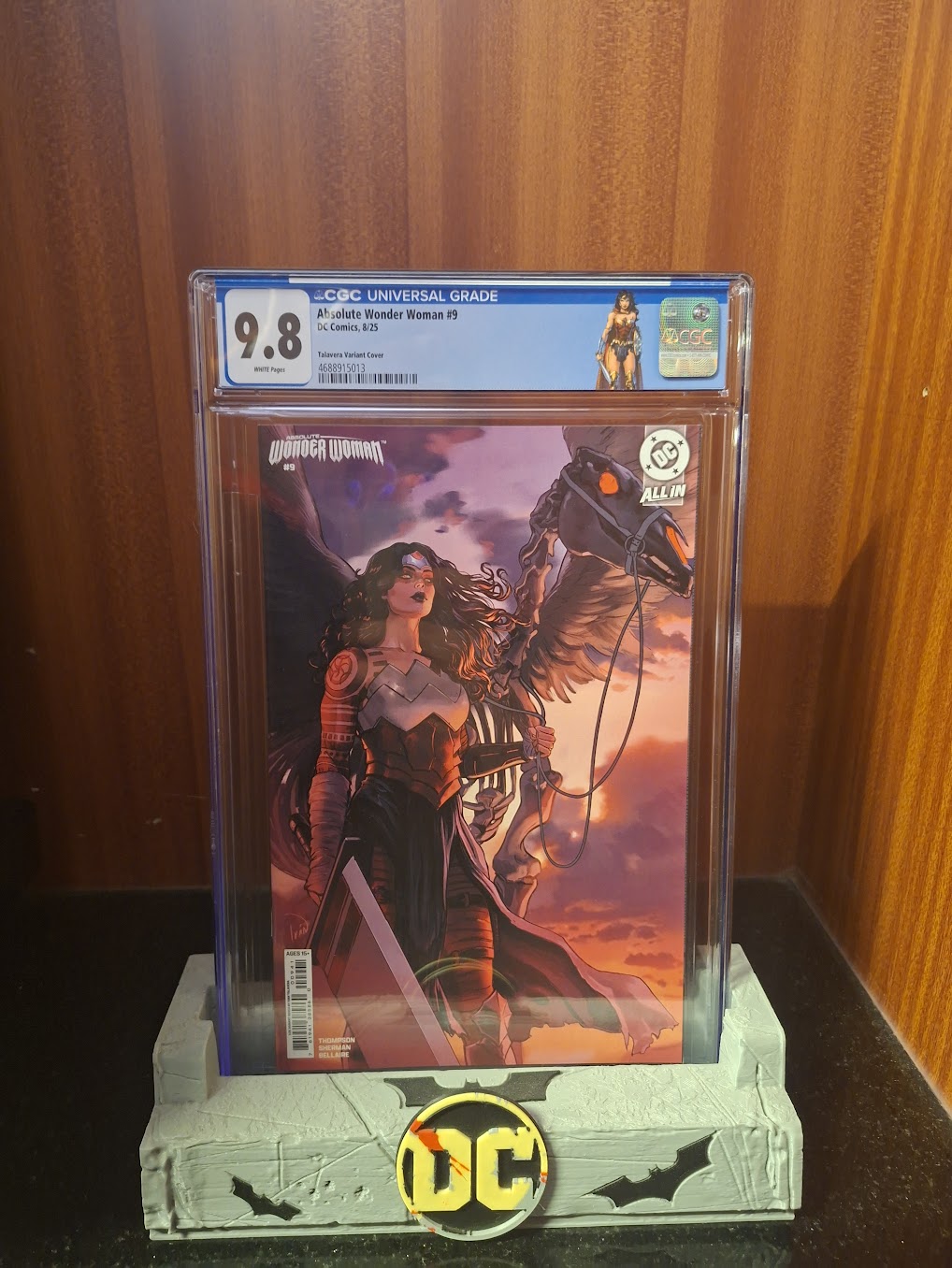 ABSOLUTE WONDER WOMAN #9 CGC 9.8 1:25 TALAVERA VAR