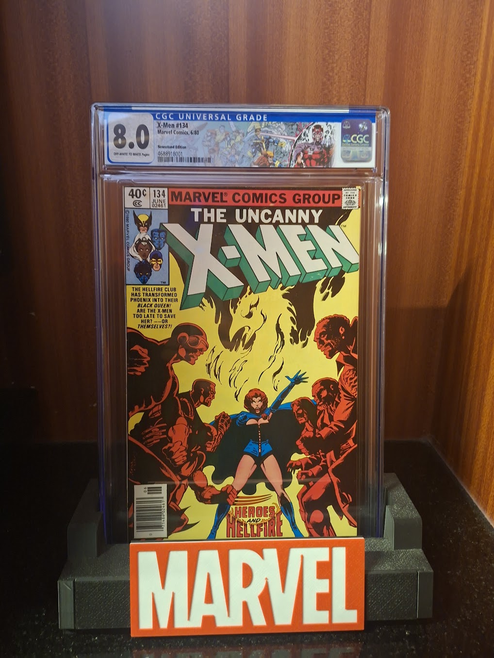 Uncanny X-Men #134D Direct Variant CGC 8.0 1980