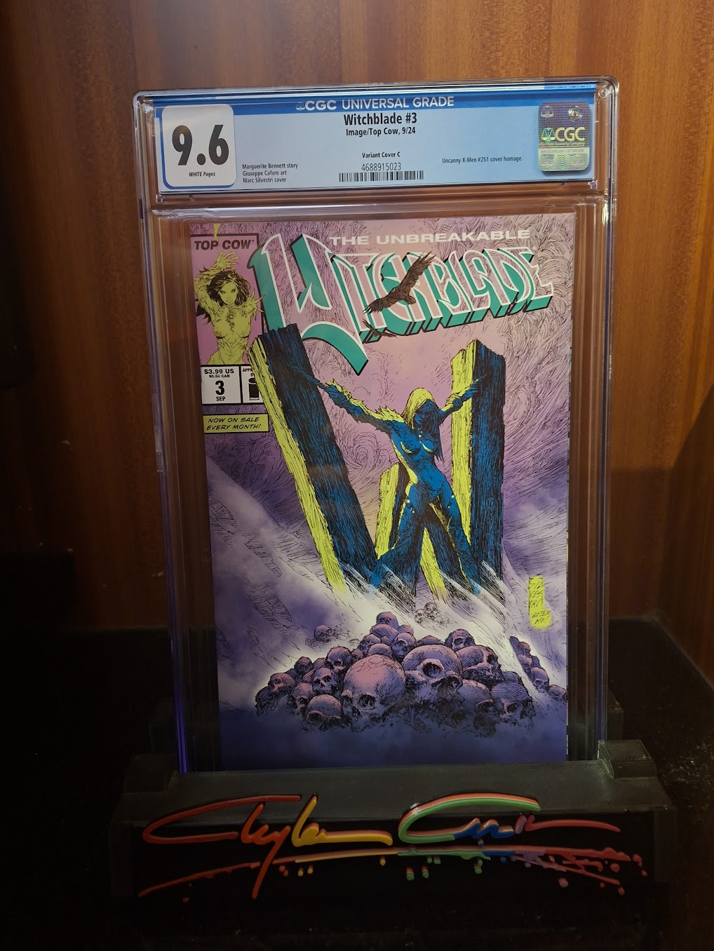 Witchblade #3 Marc Silvestri X-Men Homage CGC 9.6
