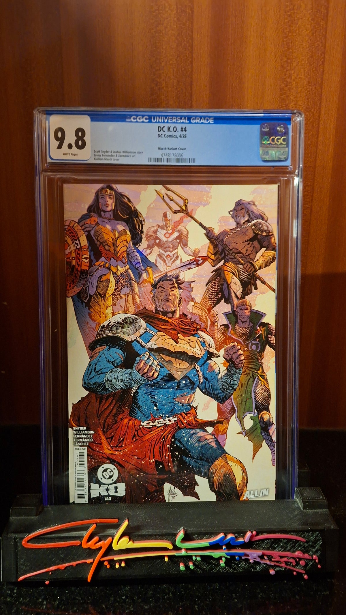DC KO #4 1:25 March Variant CGC 9.8