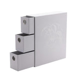 Fortress 3 Card Drawers - White - Dragon Shield Accessories (DSA) Vertical