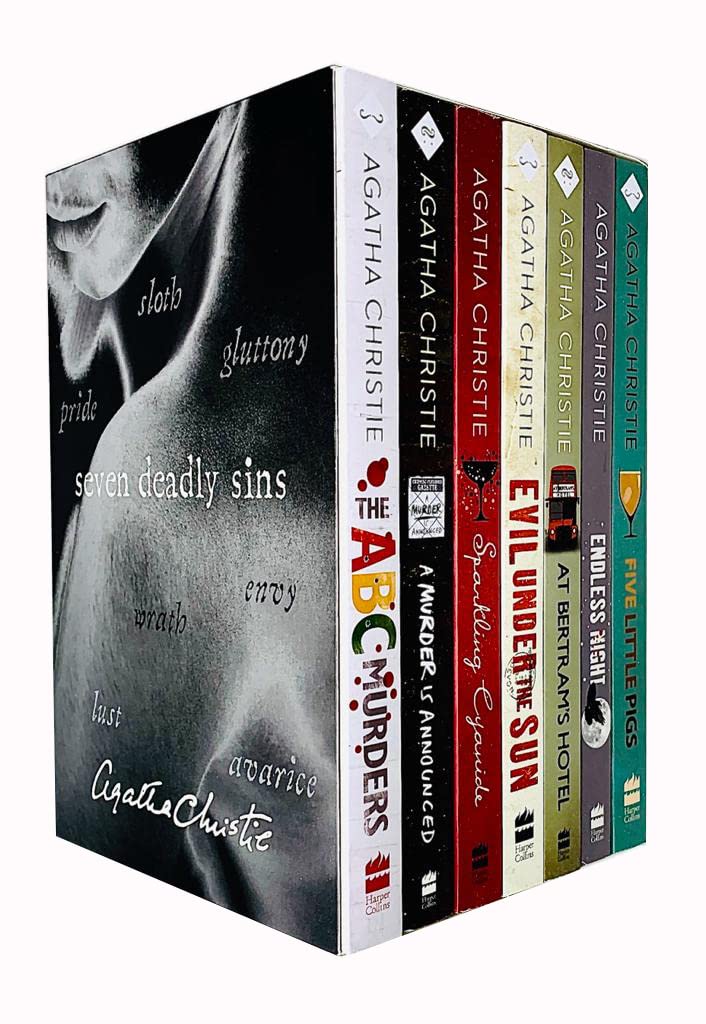 Agatha Christie Seven Deadly Sins Collection 7 Books Box Set