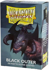 Dragon Shield Black Matte Outer Sleeves
