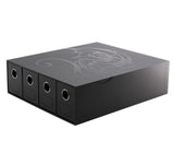 Fortress Card Drawers Horizontal 4 - Black - Dragon Shield Accessories (DSA)