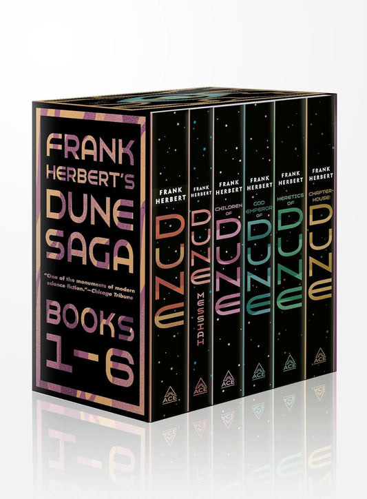 Frank Herbert'S Dune Saga 6-Book Boxed Set: Dune, Dune Messiah, Children Of Dune, God Emperor Of Dune, Heretics Of Dune, And Chapterhouse