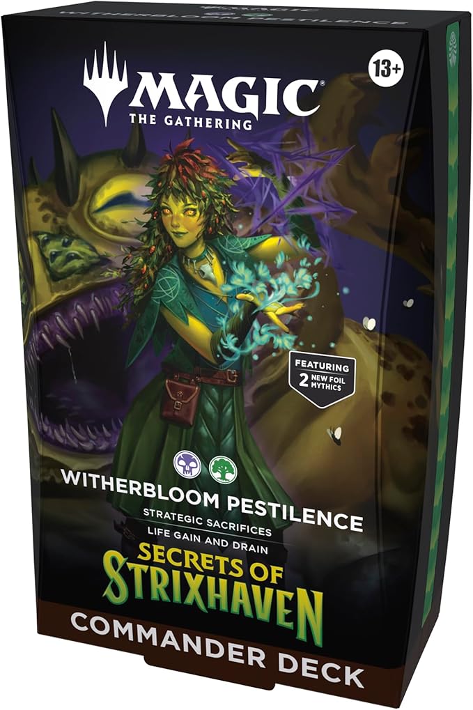 Magic: The Gathering Secrets of Strixhaven Commander Deck - Witherbloom Pestilence (MTG SOS)