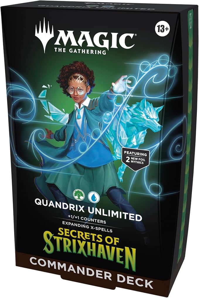 Magic: The Gathering Secrets of Strixhaven Commander Deck - Quandrix Unlimited (MTG SOS)