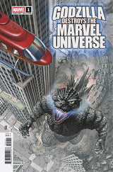GODZILLA DESTROYS THE MARVEL UNIVERSE #1 E.J. SU FAN FAVORITE VARIANT
