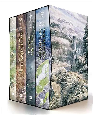 The Hobbit & The Lord of the Rings Full Set + The Silmarillion, The Fall of Numenor, and Beren and Luthien (hardcover)