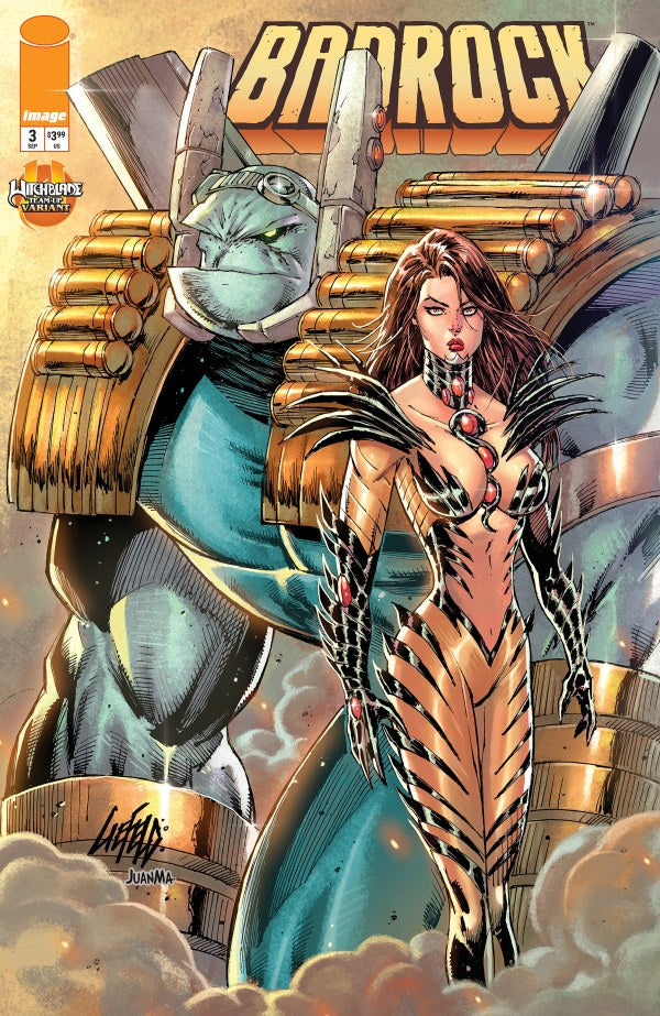 Badrock #3 Cover E Rob Liefeld Witchblade Team-Up Variant