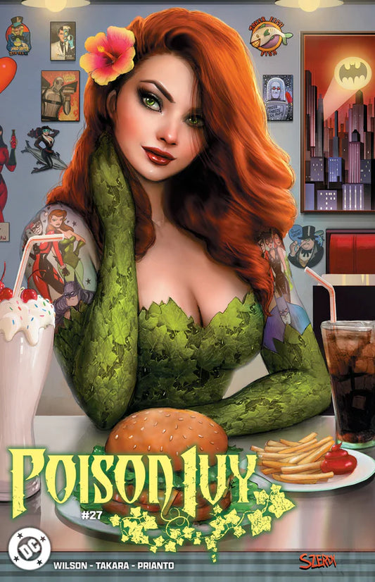 The 616 Comics POISON IVY 27 SZERDY 616 DINER TATTOO Trade Dress Variant A LTD 3000