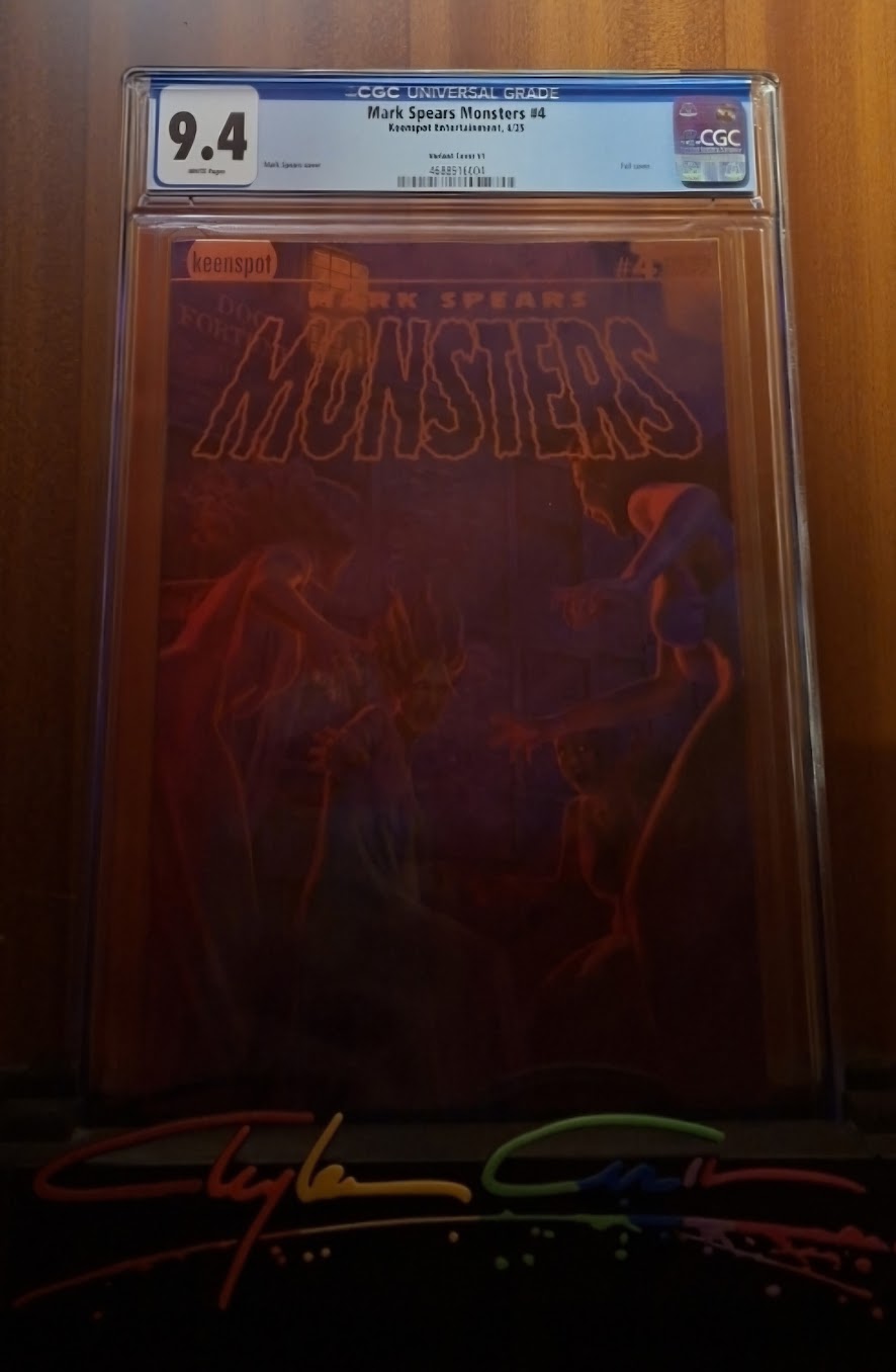 Mark Spears Monsters #4 Ltd Foil V1 CGC 9.4