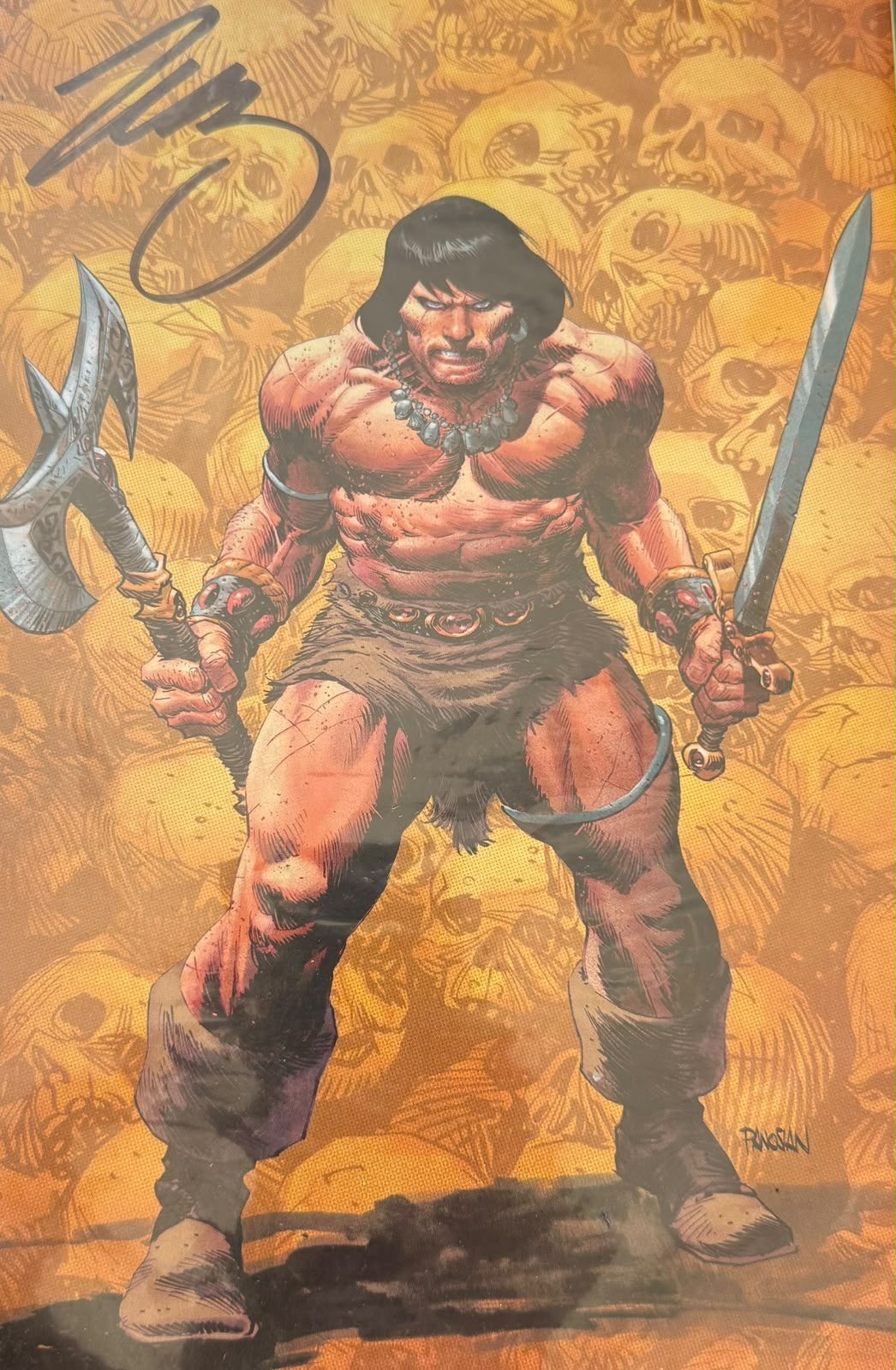 Conan the Barbarian #1 4th Printing Panosian NYCC Exclusive Virgin Variant (Signed by Jim Zub)